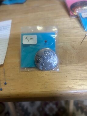Weatherproof Silver Floral Motif Brooch